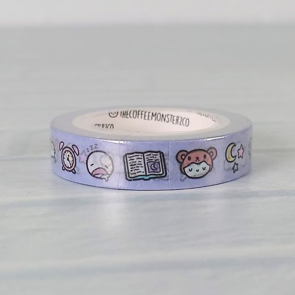 TheCoffeeMonsterzCo TCMC *Preorder* Sleepy Doodles Washi Tape - Picture 1 of 1
